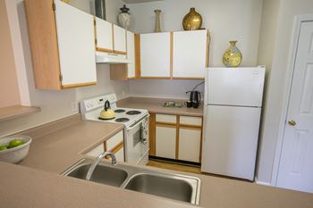 Upscale stainless steel appliances